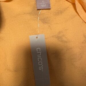 Chico's Orange Knit Top